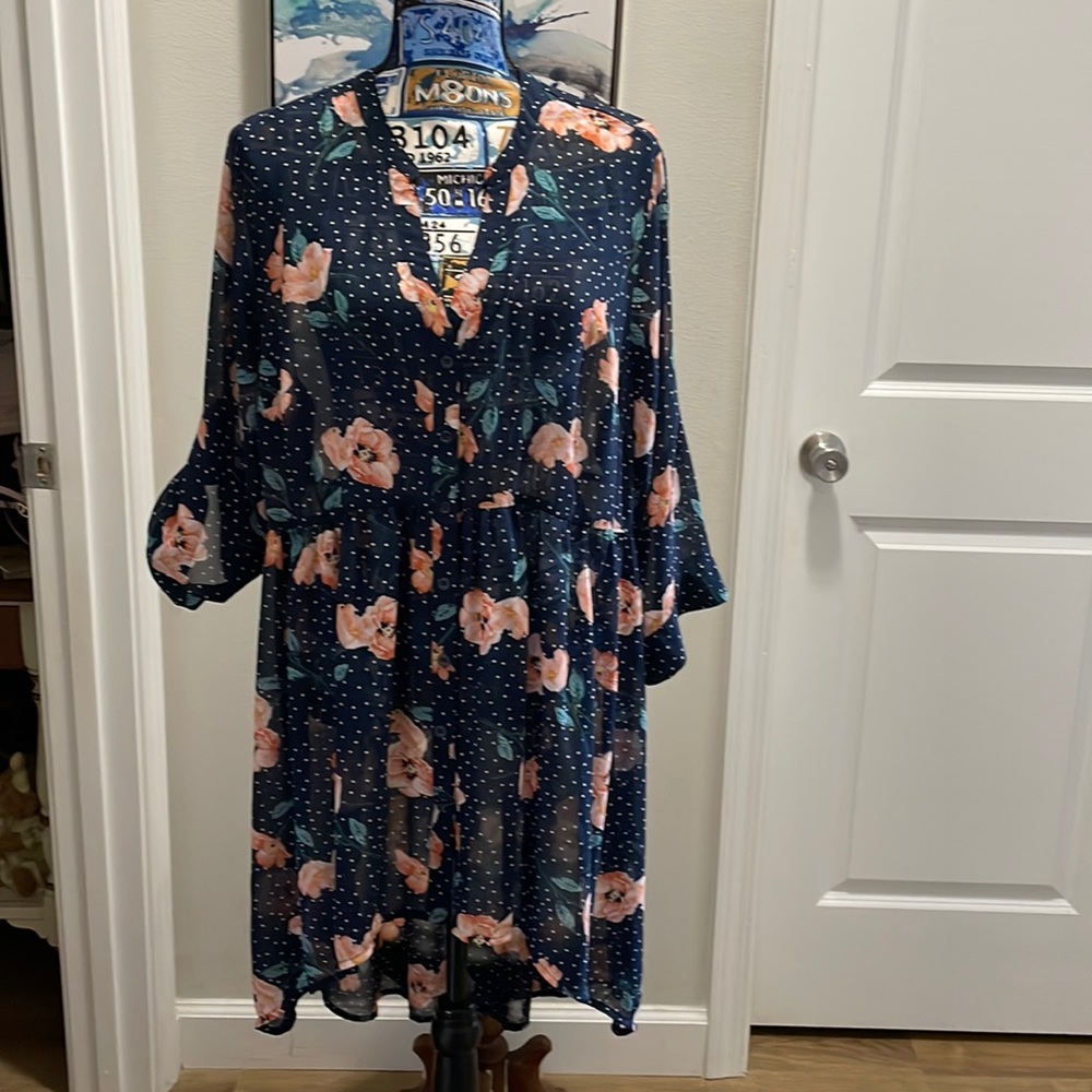 Torrid high/low tunic, Sz 2